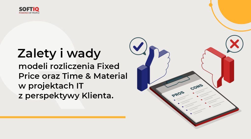 cechy rozliczenia fixed price oraz time & material z puntku widzenia klienta